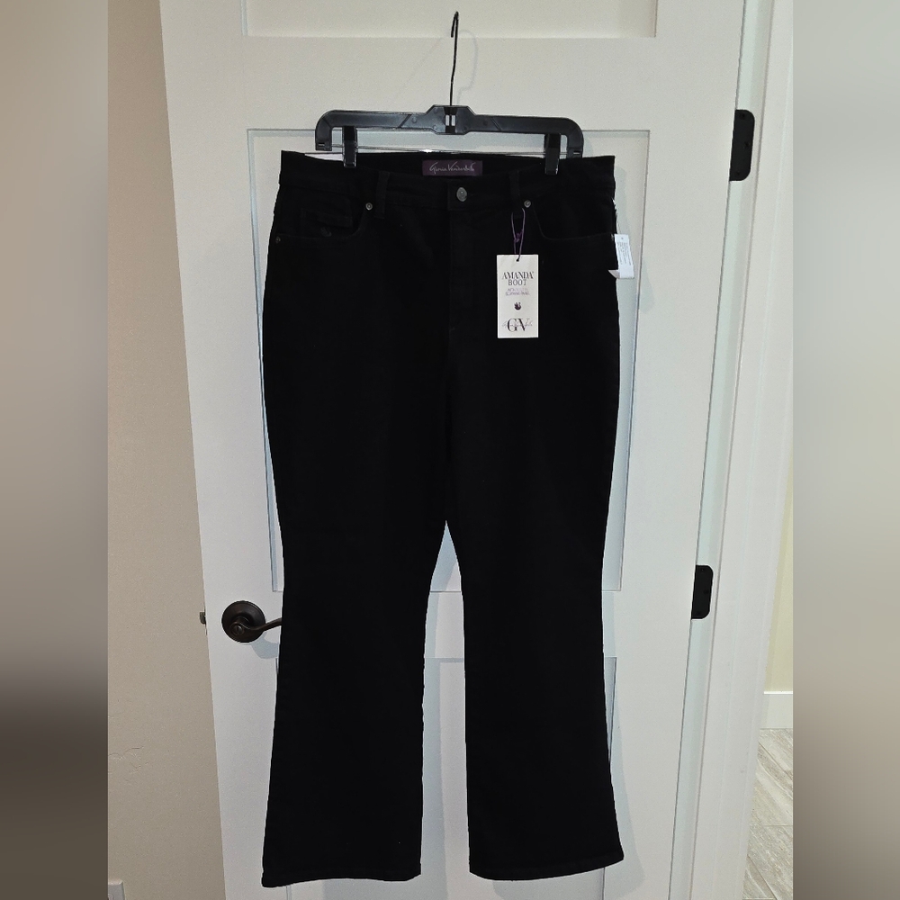 Gloria Vanderbilt Black Boot Cut Jeans
